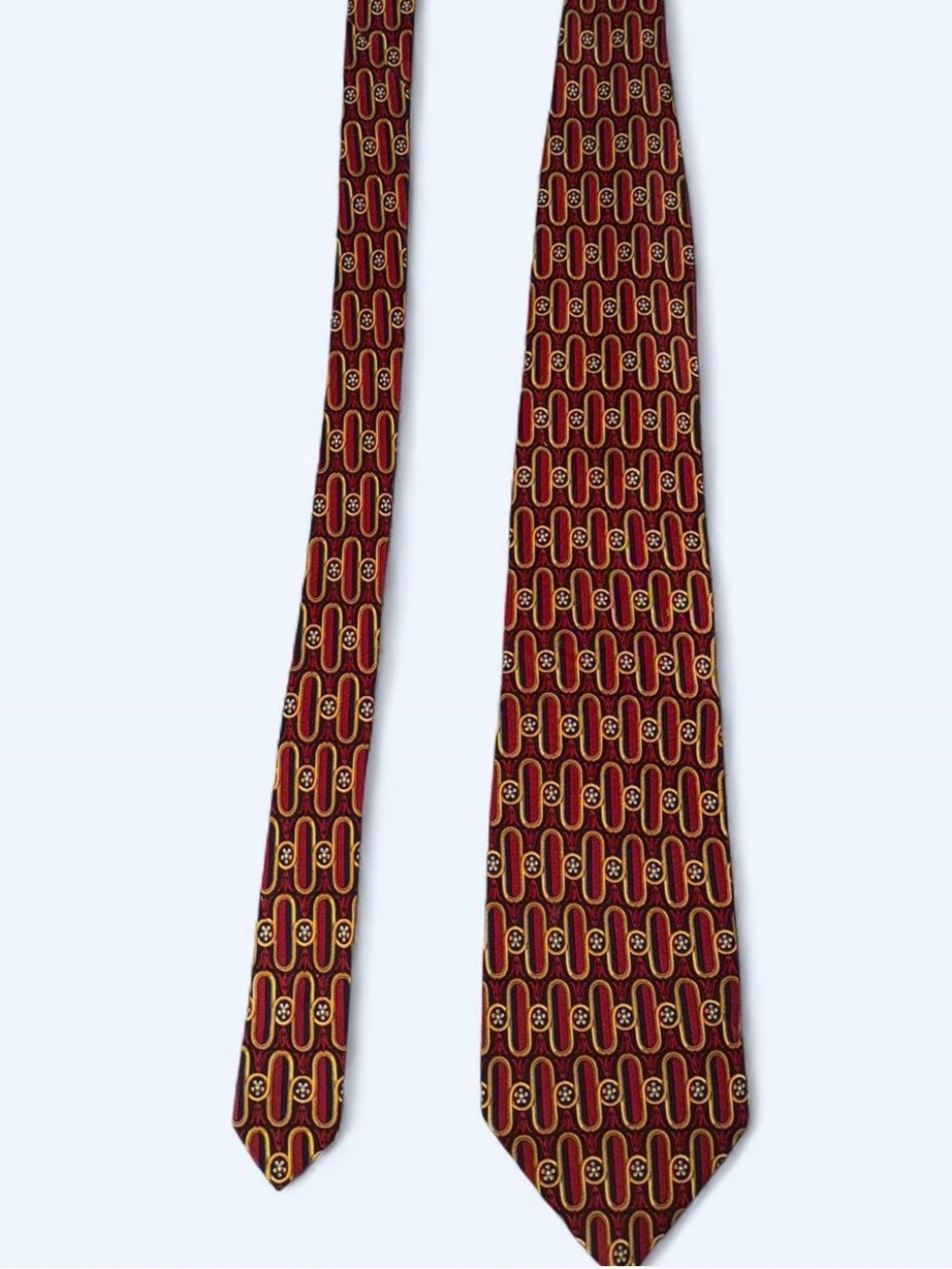 Men's Valentino Patterned Silk Tie 100% silk made in Italy